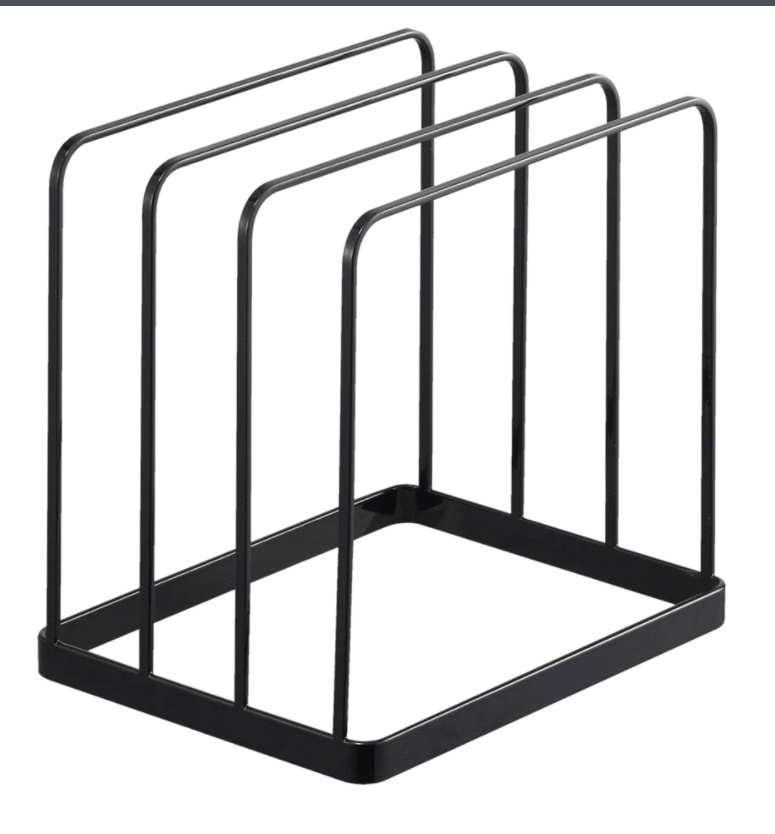 Rack for Trays, TOWER TRAY STAND, 19,5 x 16 x H 19,5 cm, Black