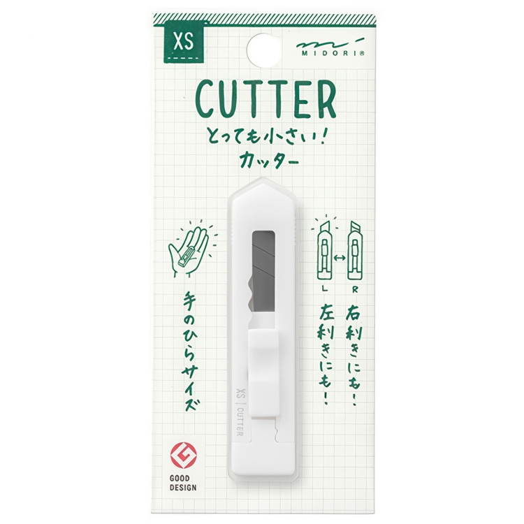 Cutter Knife, MIDORI CUTTER XS, white