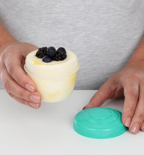 Snack Container, 150 cl, YOGHURT TO GO, Ø 7,4 cm x H 7 cm