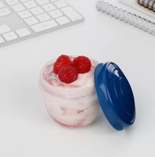 Snack Container, 150 cl, YOGHURT TO GO, Ø 7,4 cm x H 7 cm