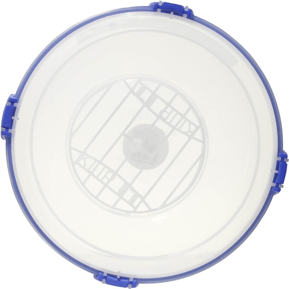 Lettuce crisper, KLIP-IT, Ø 22 x H 15 cm, Clear / Blue
