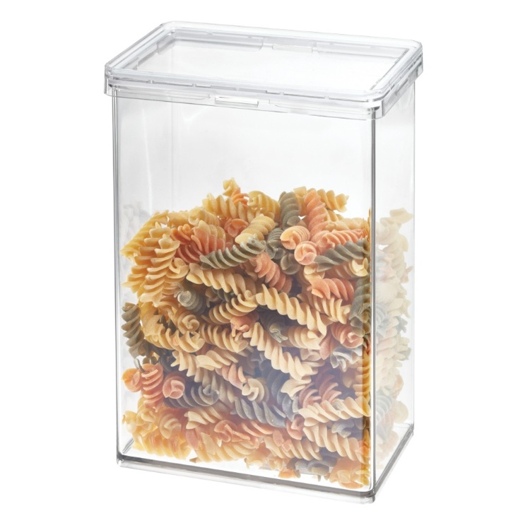 Container for Dry Food, 2,3 L, THE HOME EDIT LARGE CANISTER, 10,2 x 15,2 x H 23,2 cm, Transparent