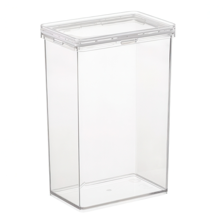 Container for Dry Food, 2,3 L, THE HOME EDIT LARGE CANISTER, 10,2 x 15,2 x H 23,2 cm, Transparent