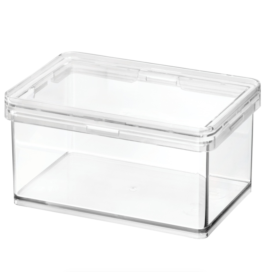 Container for Dry Food, 470 ml, THE HOME EDIT SMALL CANISTER, 10,2 x 15,2 x H 8,3 cm , Transparent