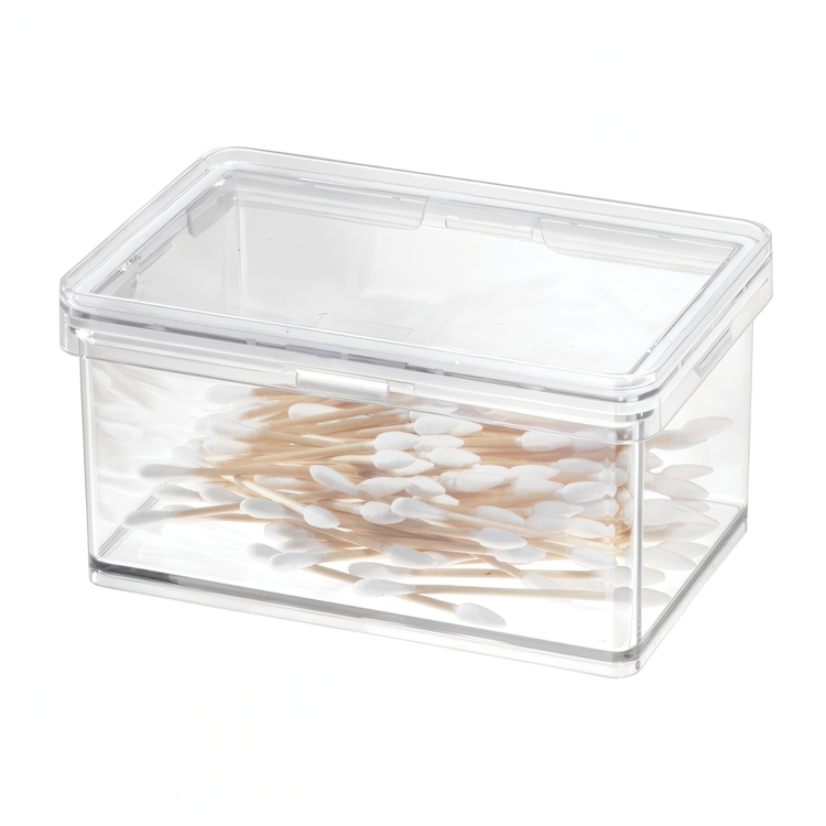 Container for Dry Food, 470 ml, THE HOME EDIT SMALL CANISTER, 10,2 x 15,2 x H 8,3 cm , Transparent