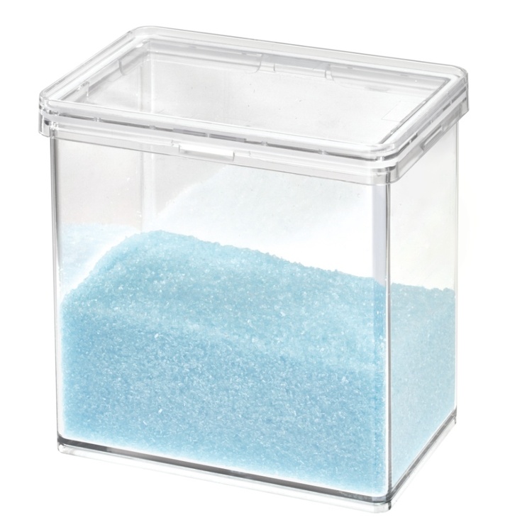 Container for Dry Food, 1,4 L, THE HOME EDIT MEDIUM CANISTER, 10,2 x 15,2 x H 15,6 cm, Transparent