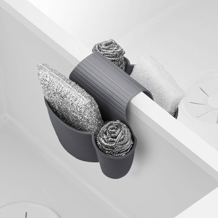 Double Sink Organizer, RAYEN SINK SADDLE, Dark Grey