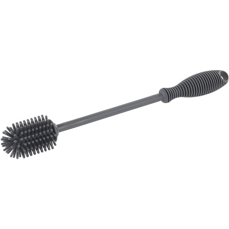 Bottle brush silicone, SPÜLBÜRSTE, 25 cm, Grey