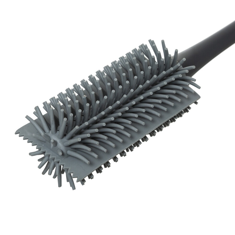 Bottle brush silicone, GOUPILLON, Ø 4 x 35 cm, Light Grey
