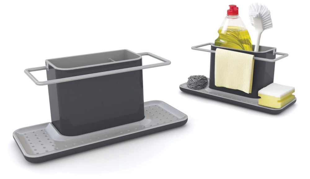 Sink tidy, SINK-CADDY LARGE, 30,5 x 13 x H 13 cm Joseph Joseph, Dark Grey