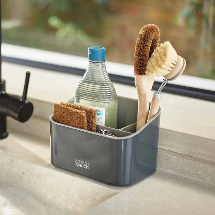Sink tidy, Tiered, SINKSTORE, Joseph Joseph, 17,5 x 12 x H 12 cm, Grey
