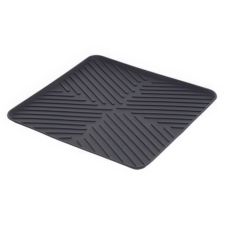 Draining mat, 5FIVE, 30.5 x 30,5 cm, Dark Grey