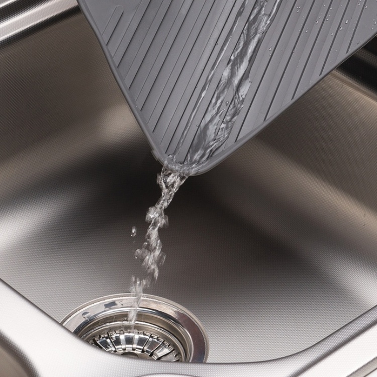 Draining mat, 5FIVE, 30.5 x 30,5 cm, Dark Grey
