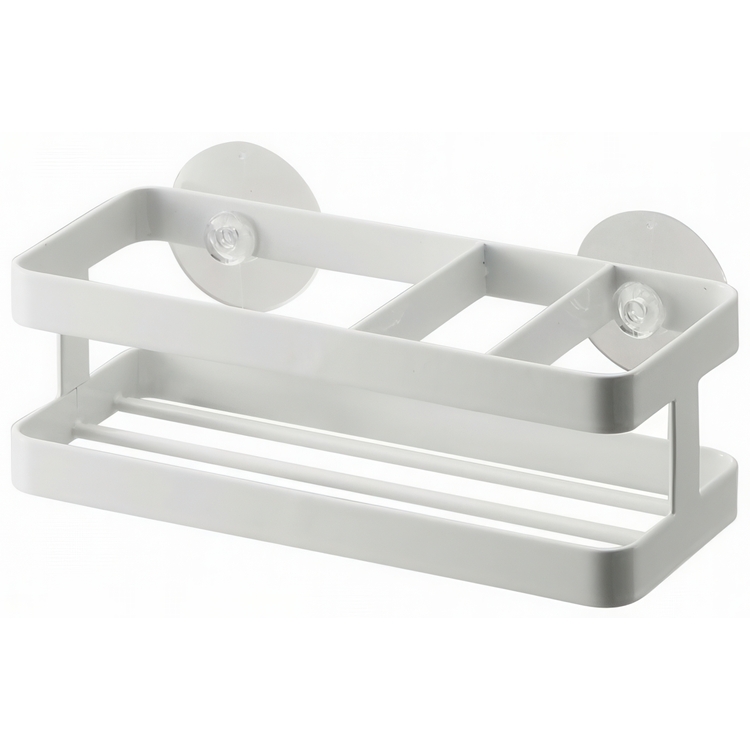 Dishwashing liquid & sponge holder, TOWER, 18 × 8 × H 6 cm, Yamazaki, White