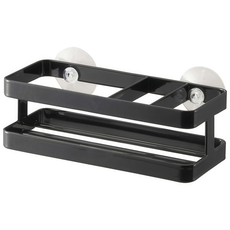 Dishwashing liquid & sponge holder, TOWER, Yamazaki, Black