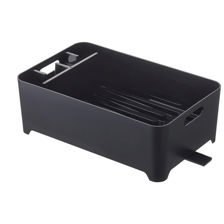 Dish Rack, TOWER COMPACT, 38 x 24 x H 13 cm, Yamazaki, Black