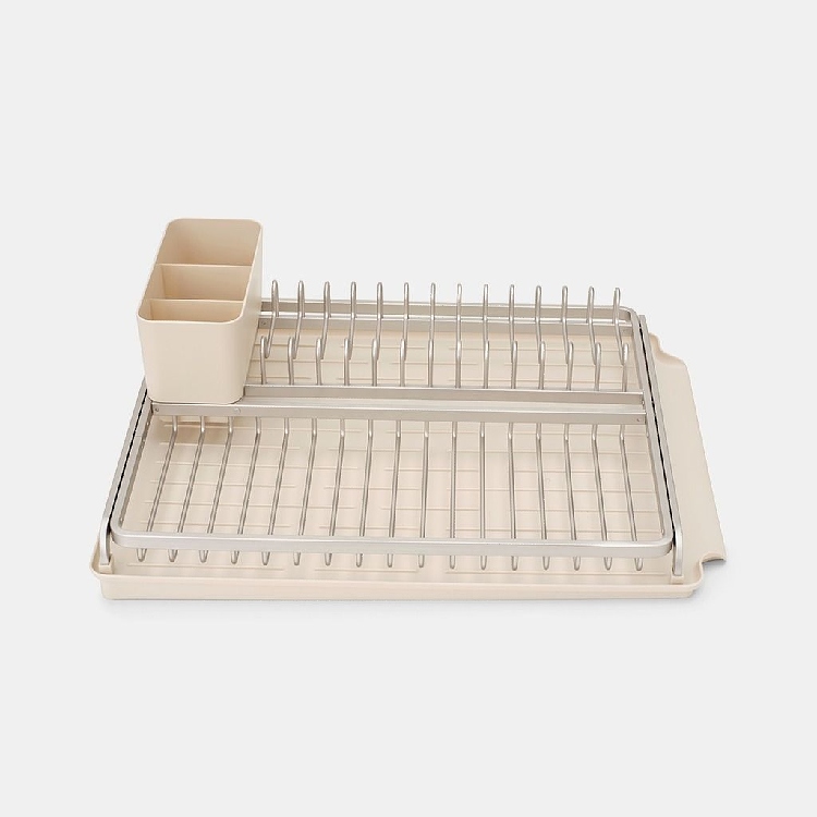 Dish rack with cutlery basket, Brabantia