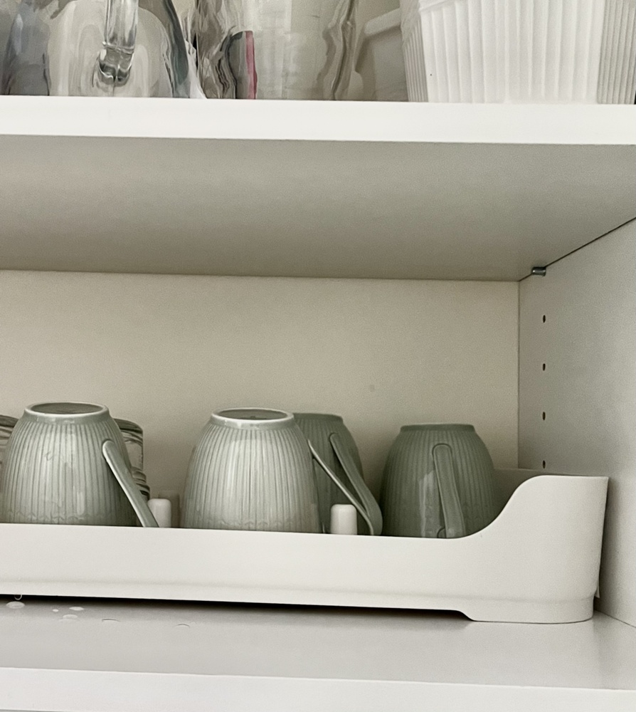 Dish rack, Compact, ID RPET MINI DRAINER, 43 x 19 x H 7,6 cm, White