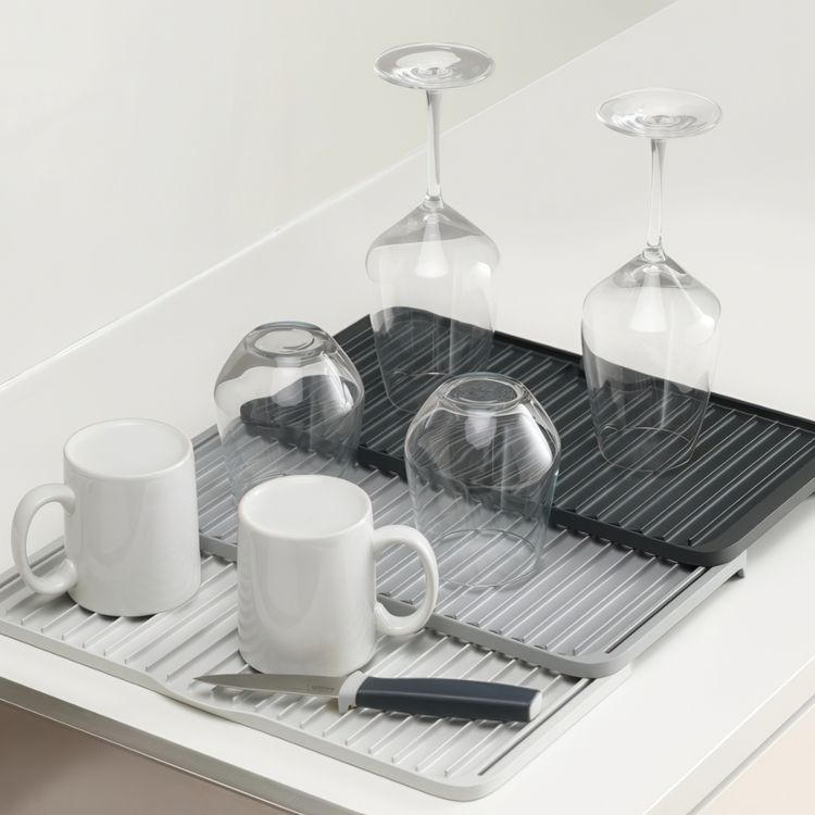 Expandable Draining Board, TIER, Joseph Joseph, Grey