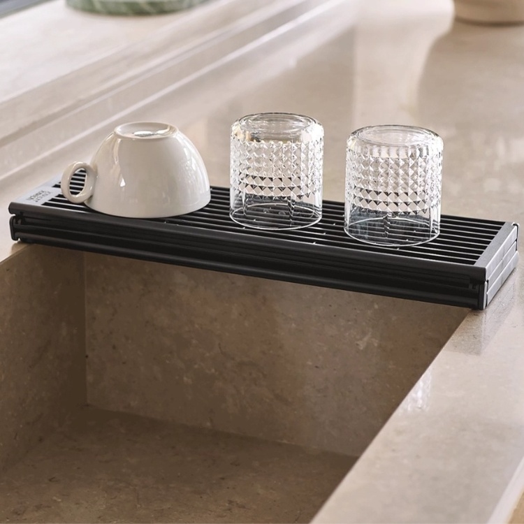 Draining Mat, PLATFORM SINK DRAINER, Joseph Joseph, Grey