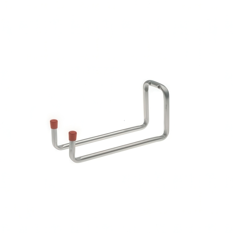 Utility hook, bent, 17cm, HABO 8528, Silver/ Red