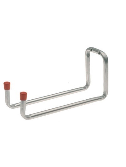 Utility hook, bent, 25cm, HABO 8529, Silver / Red