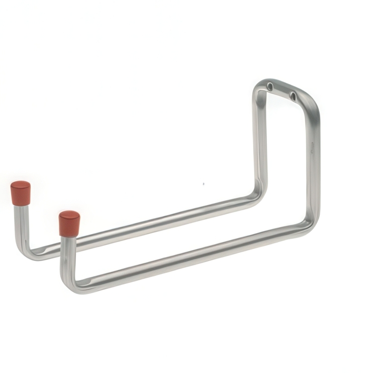 Utility hook, bent, 25cm, HABO 8529, Silver / Red