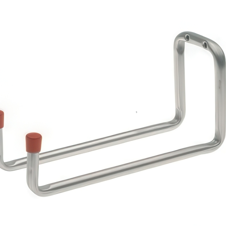 Utility hook, bent, 32 cm, HABO 8530, Silver / Red