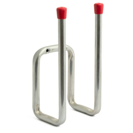 Utility hook, bent, HABO BOOTHOLDER, Steel / Red