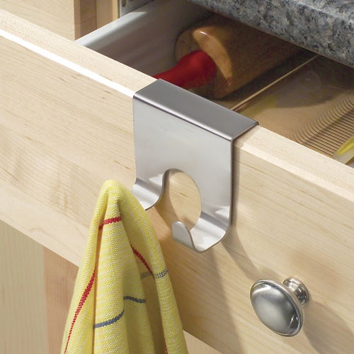 Double Hook for door, Metal, FORMA OTC, Silver