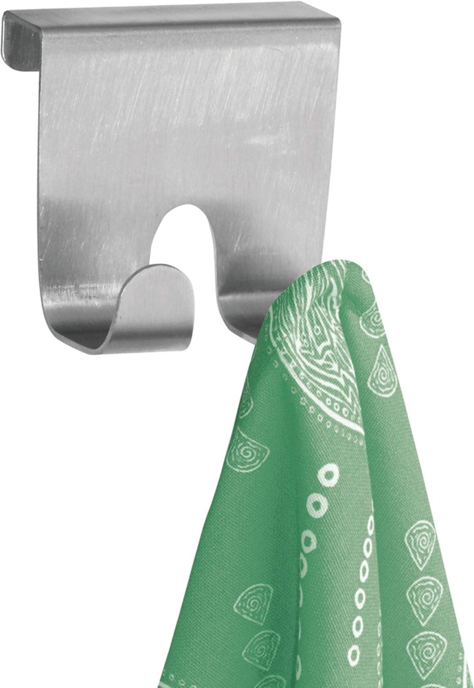 Double Hook for door, Metal, FORMA OTC, Silver