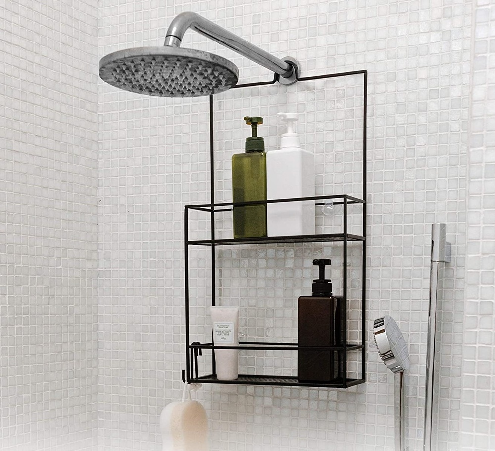 Shower basket in metal, 