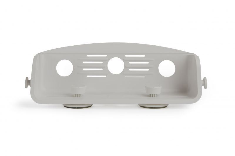 Shower basket with suction cups, FLEX GEL-LOCK, 10 x 33 x H 8 cm, Umbra, Grey
