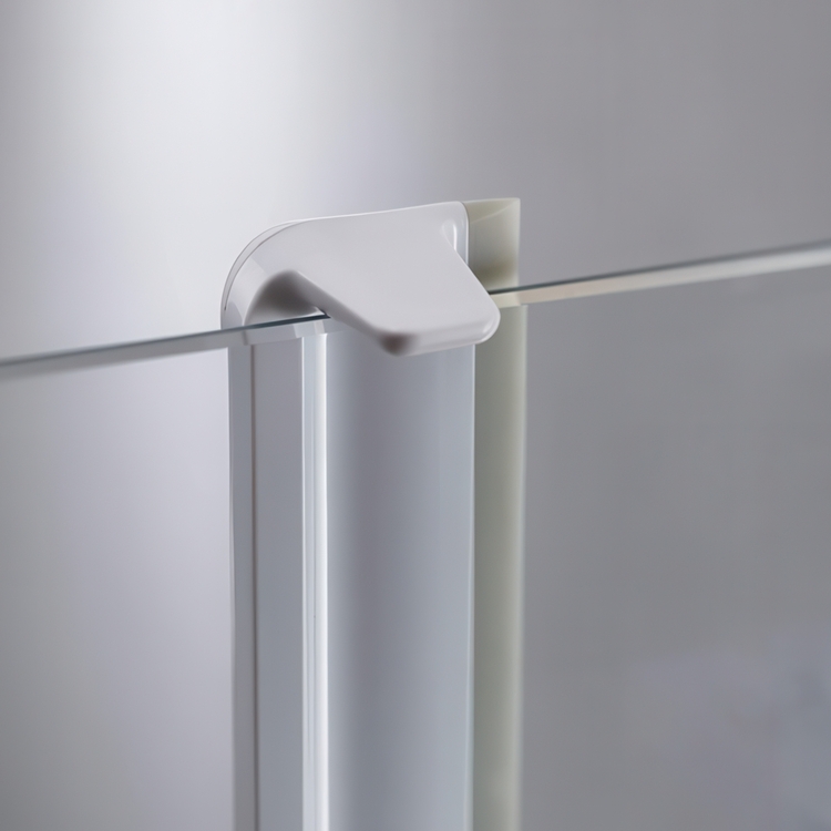 Shower Squeegee with hook, EASY-STORE COMPACT, Joseph Joseph, Light Grey