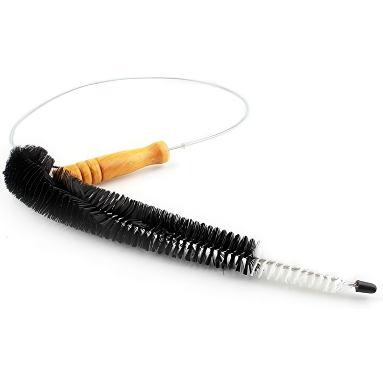 Radiator Brush, Extra Long. HEIZKÖRPER- BÜRSTE, 120 cm, Nature / Black