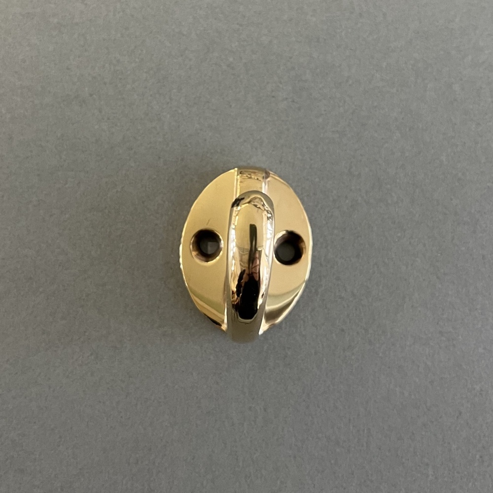 Hook, Mini, EXMEZ, H 3,3 cm, Brass