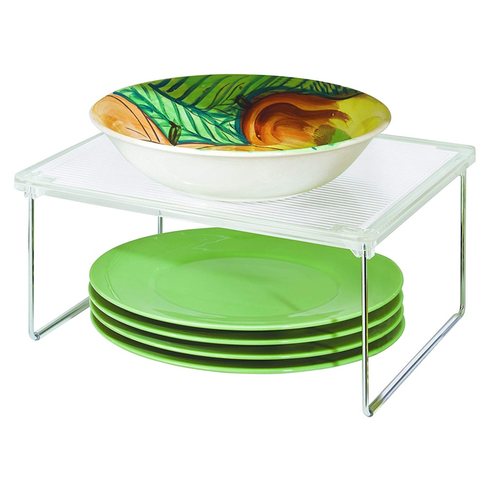 Extra shelf for cabinets, PANTRY CABINET SHELF, 30,5 x 25,4 x H 15,2 cm, Clear