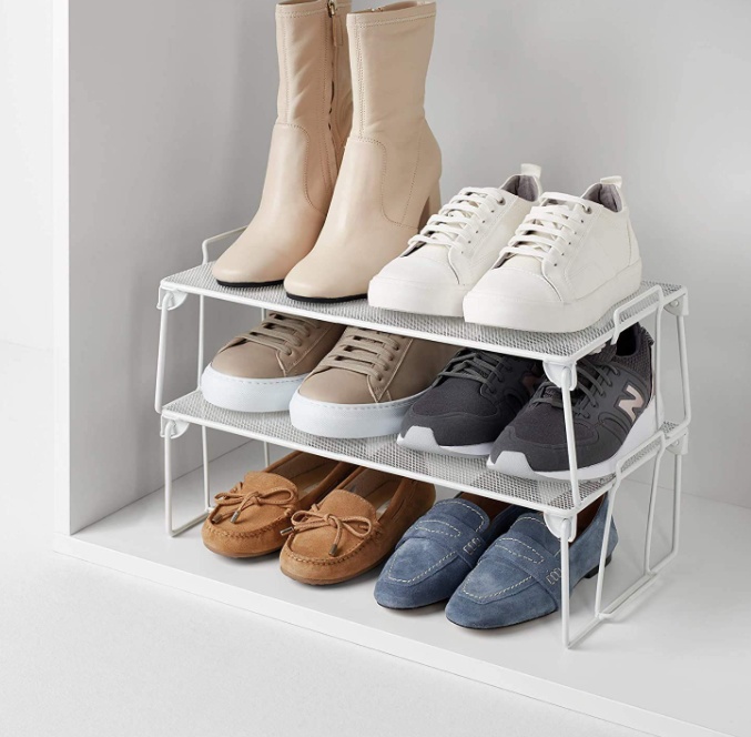 Extra shelf for cabinets, StackableESTANTE APILABLE, 41 x 25,5 x H 15 cm, White