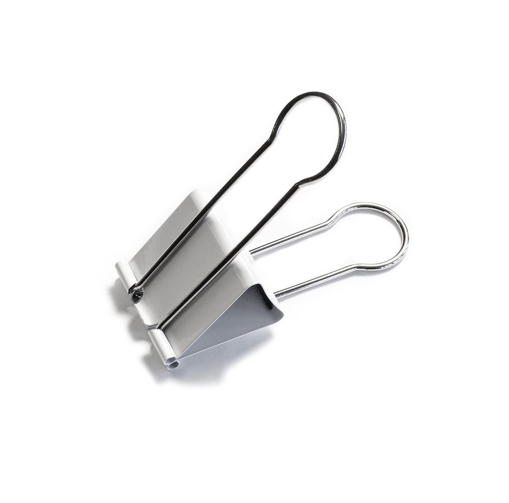 Fold-Back Clip, JUMBO CLIP, 20cm - White