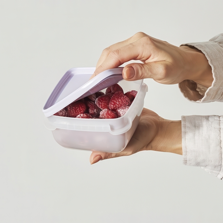 Freezer Boxes 0,5L, Stackable, Set of 5, SMARTSTORE FROST