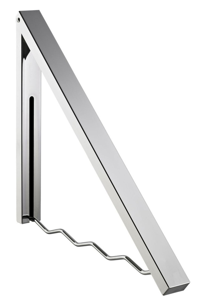 Folding hanger in metal, ALBERT KLAPPGARDEROBE, Silver
