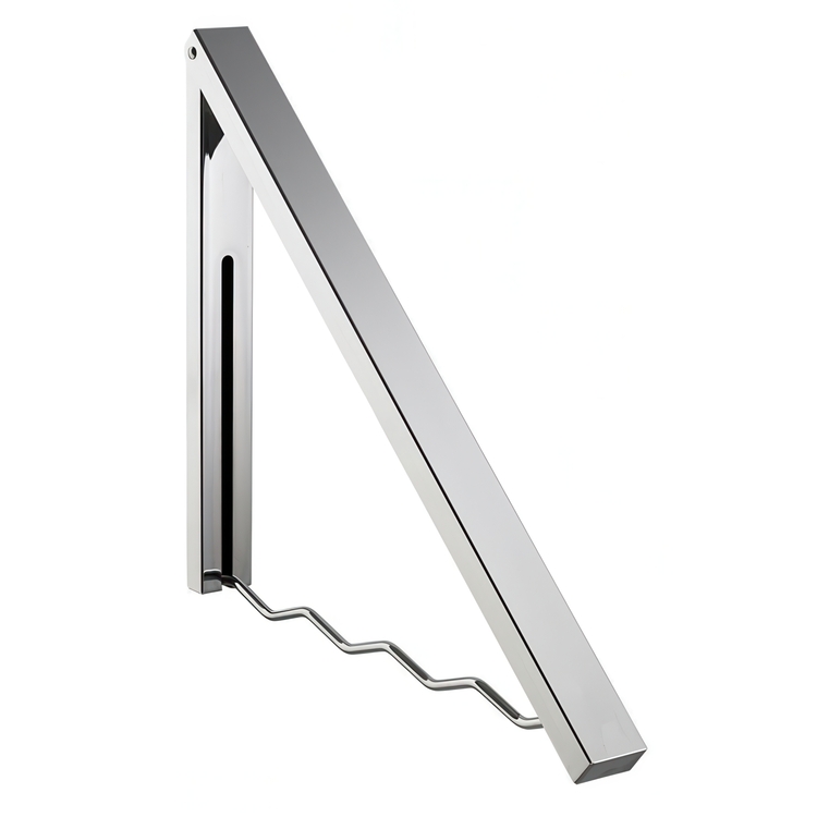 Folding hanger in metal, ALBERT KLAPPGARDEROBE, Silver