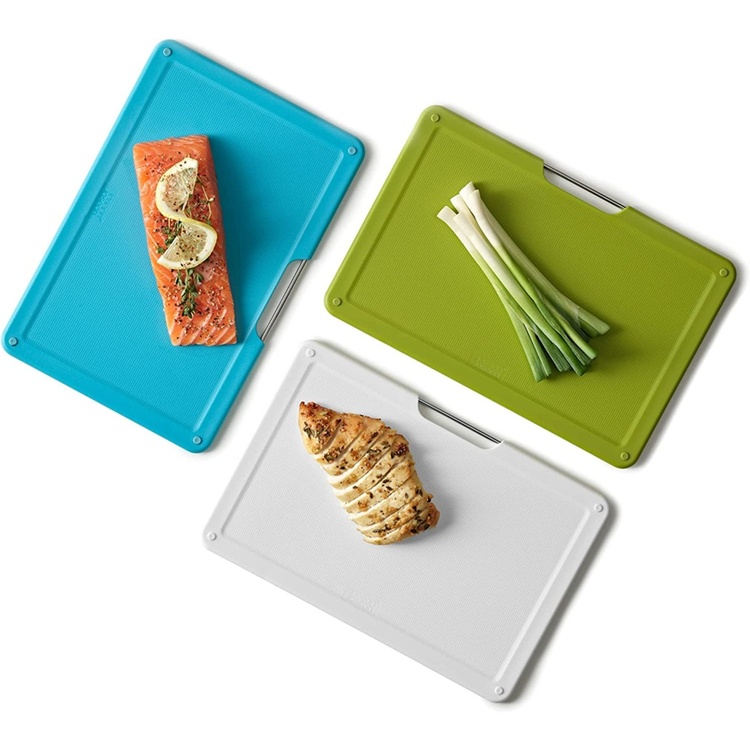 Cutting Boards, Under shelf, FOLIO SLIM SET, Joseph Joseph, Soft Gold /Grey /Assorted