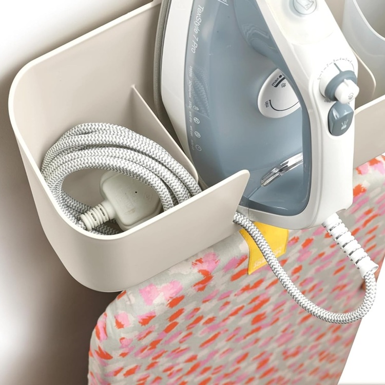 Storage for Ironing board and Iron, JOSEPH JOSEPH IRON HUB, Ecru