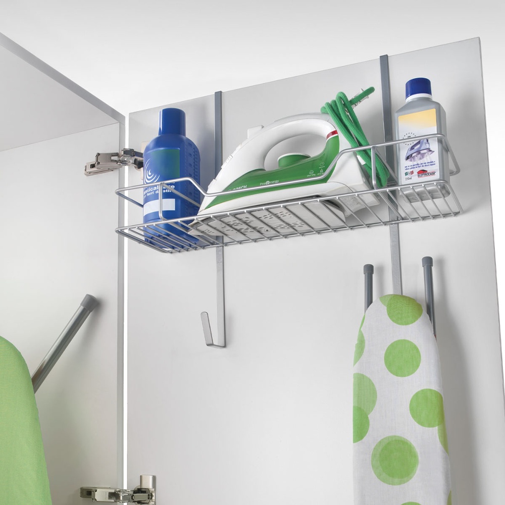 Over-Door Organizer, IRONY, 49 x 18 x H 44 cm, Silver