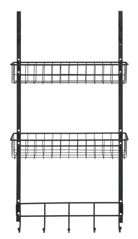 Over-Door Organizer, TÜRREGAL, 39 x 10 x H 75 cm, Black