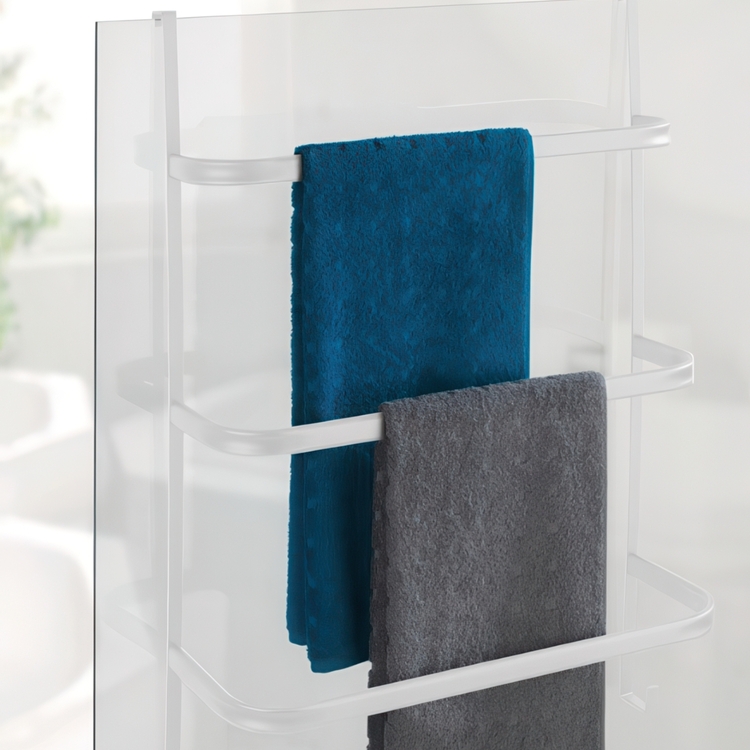 Over-Door Organizer, TOWEL RAIL, 54,5 x 21,5 x H 77,5 cm, White