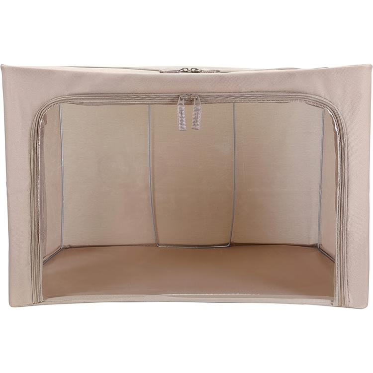 Storage box, BEAU LARGE, 53 x 41 x H 35,5cm , Camel Beige