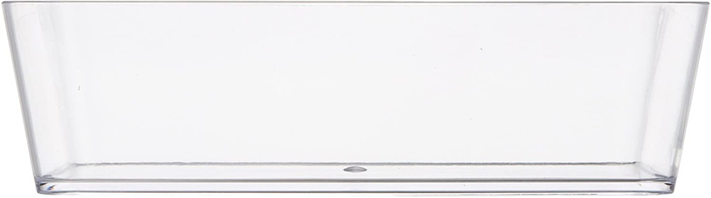 Storage tray, CANDY, 22 x 14 x H 6 cm, Clear