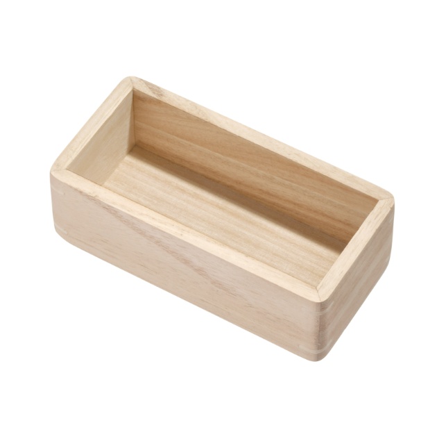 Storage Tray, THE HOME EDIT SMALL DRAWER ORGANIZER, 7,6 x 15,2 x H 5,1 cm, Nature